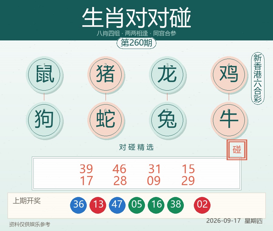 生肖对对碰