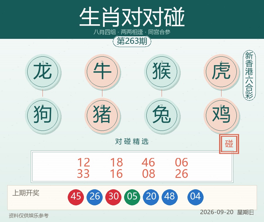 生肖对对碰