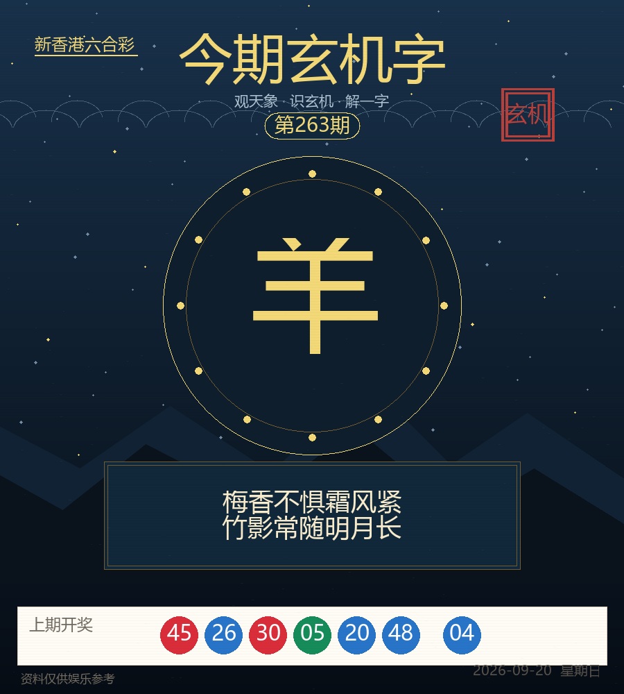 今期玄机字