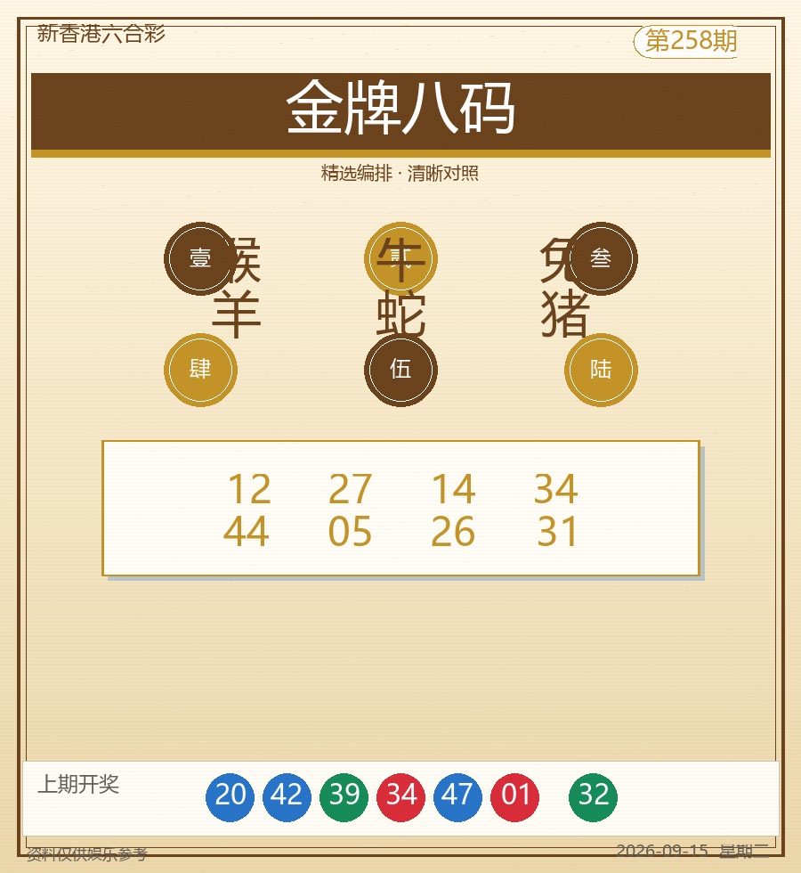 金牌八码