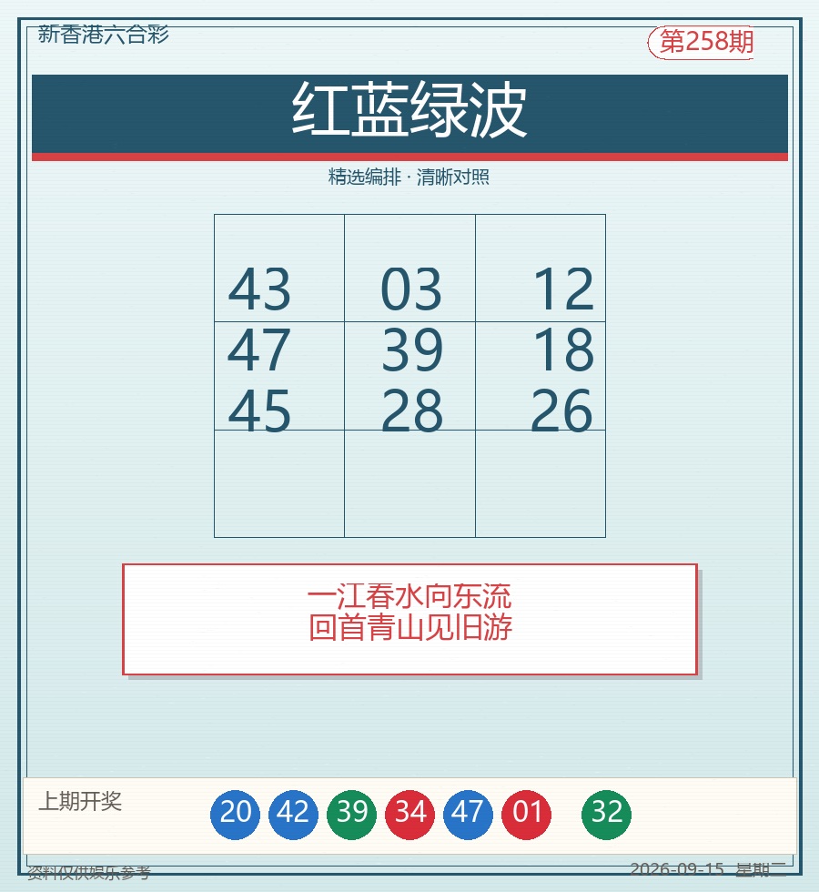 红蓝绿波