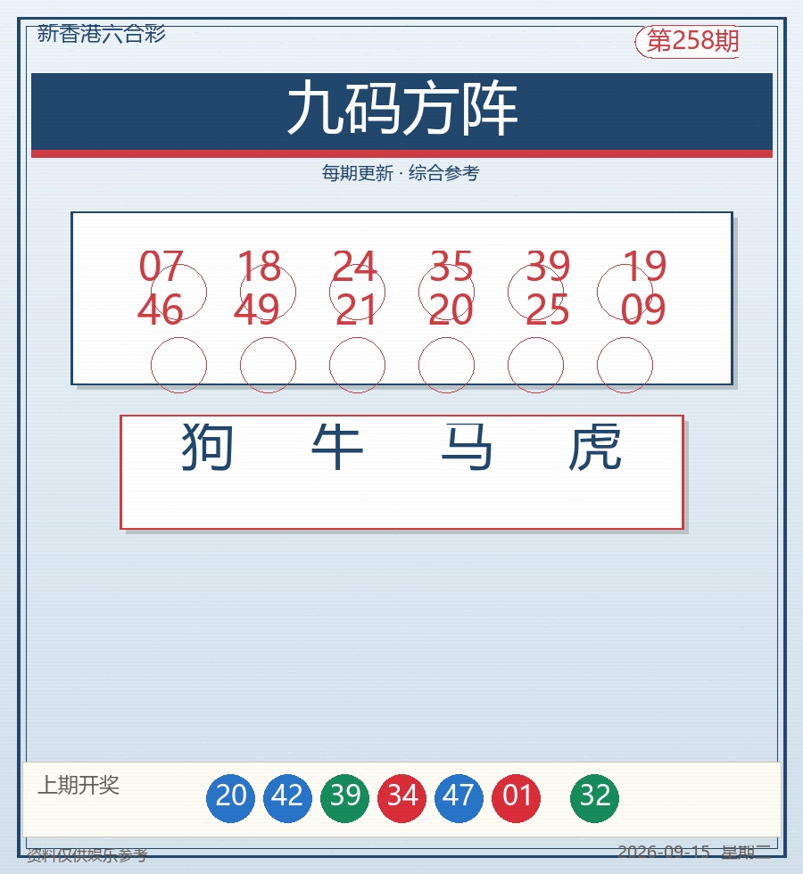 九码方阵