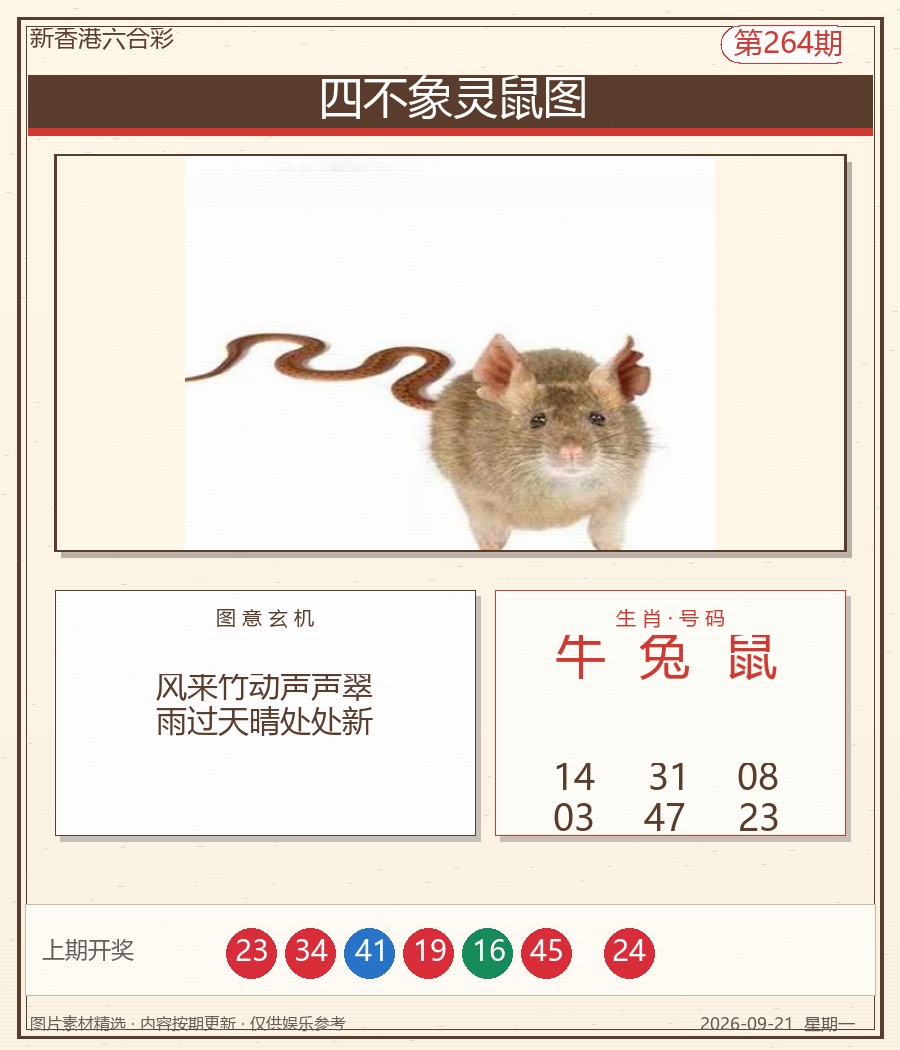 四不象灵鼠图