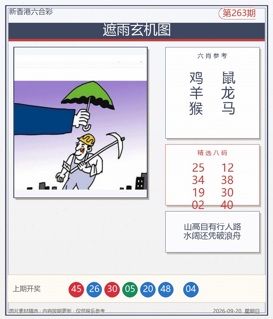 遮雨玄机图