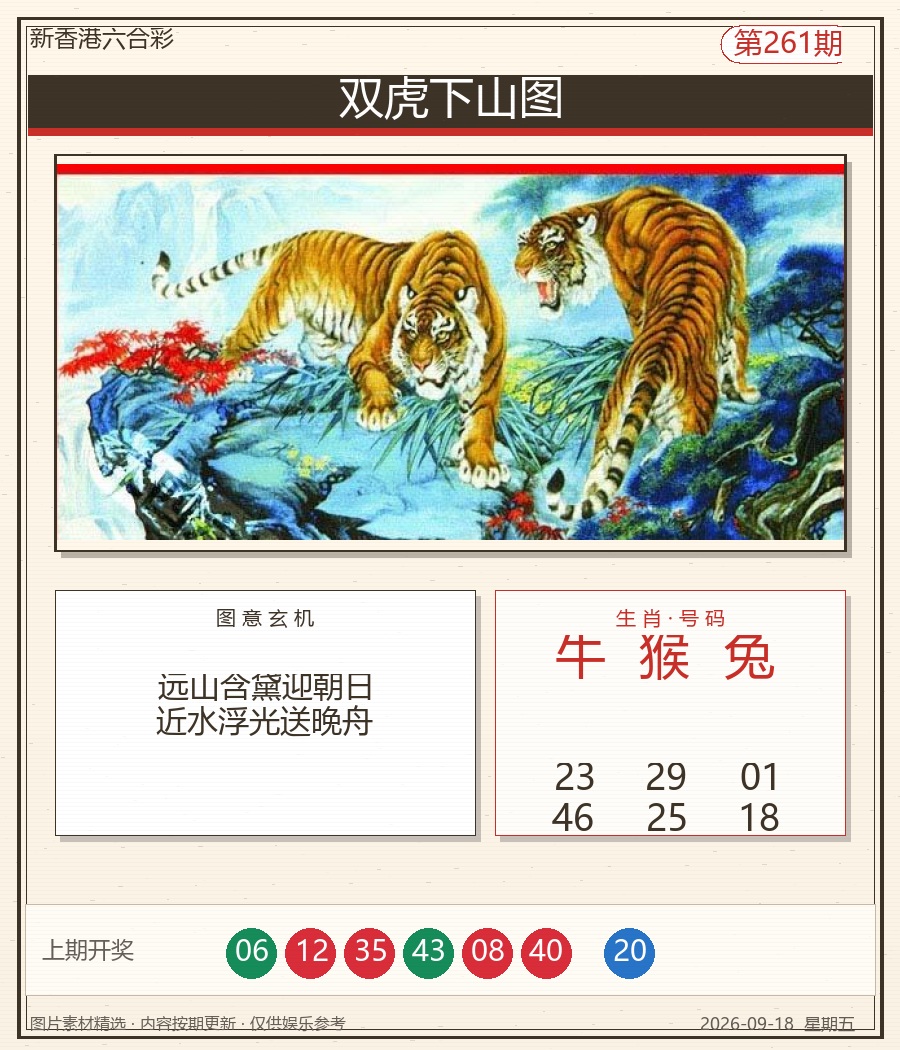 双虎下山图