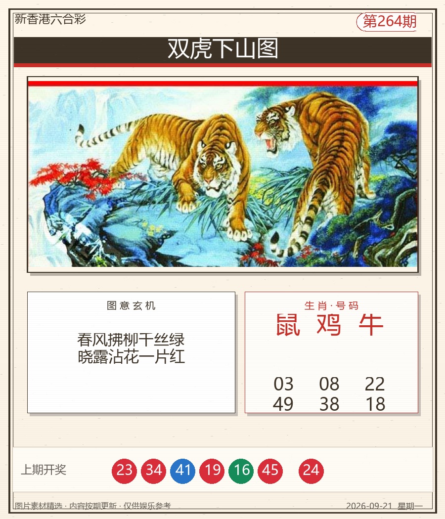 双虎下山图